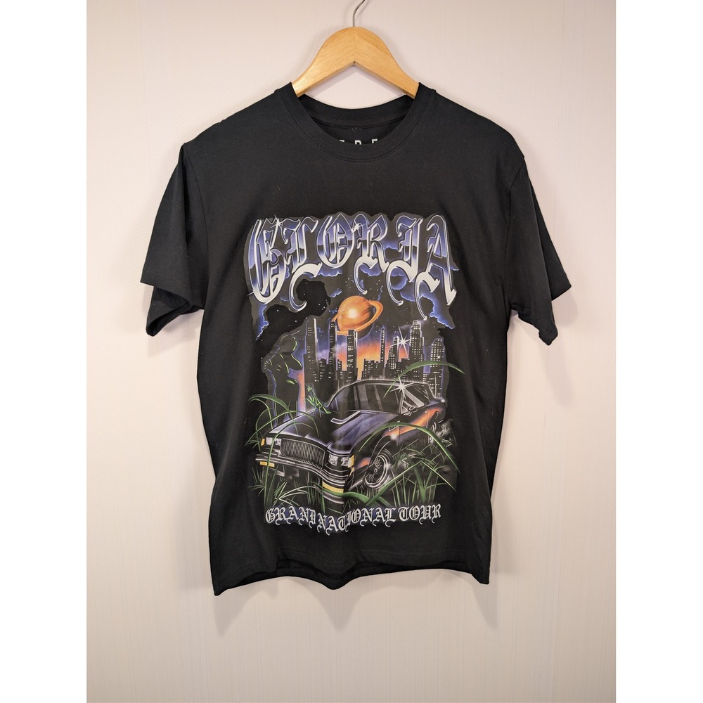 NEW Kendrick Lamar SZA Grand National Tour 2025 TDE Graphic T-Shirt Black Medium
